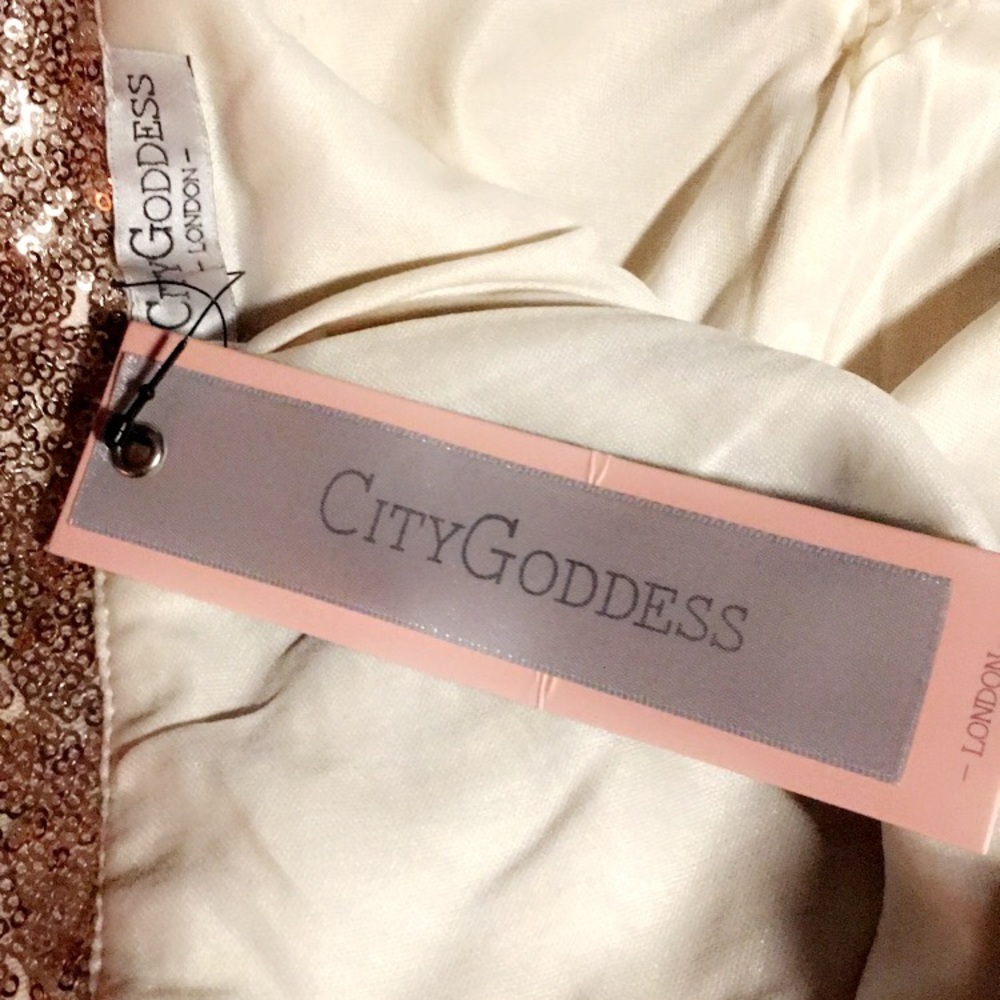 ASOS Gold Sequin Gown - Picture 8 of 8